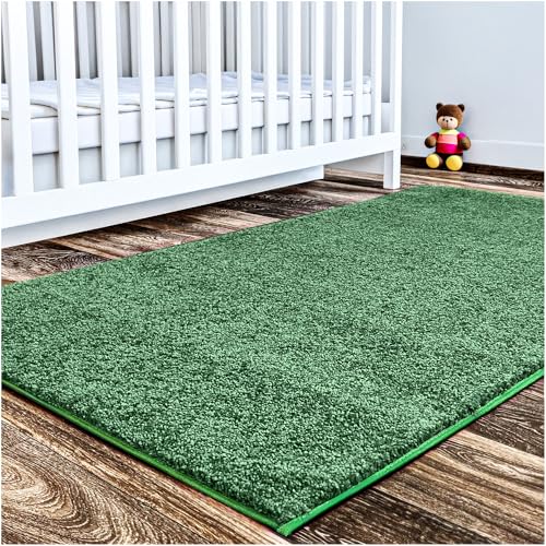 Soft & Colorful 4' Round Kids Classroom Area Rug