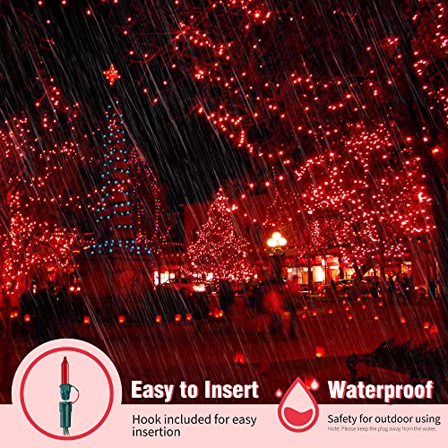 Red Christmas Mini String Lights (13 Foot)