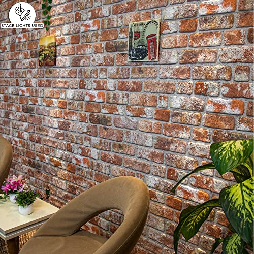 3D Wall Panels Faux Brick (27 Sq Ft)
