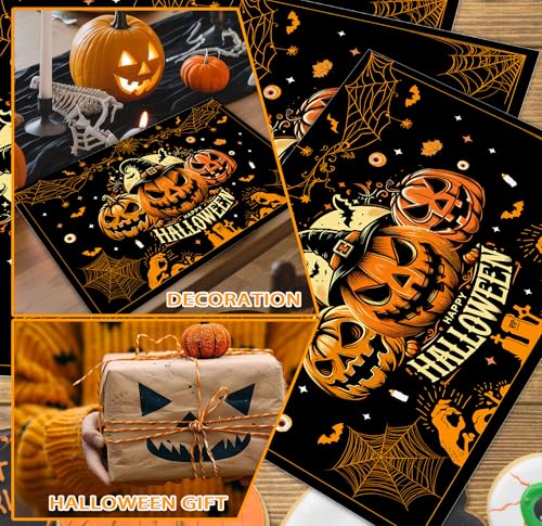 Halloween Spooky Placemats Set of 4 (4 Count)