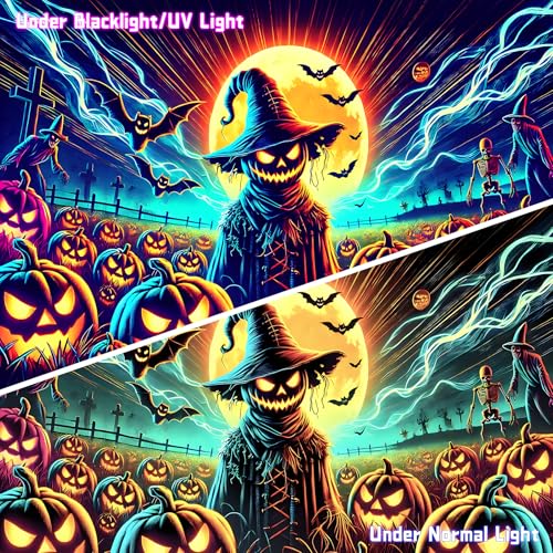 UV Reactive Halloween Tapestry