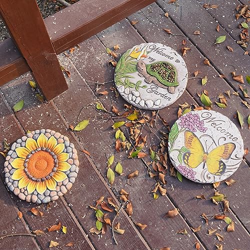 Garden Décor Stepping Stones Outdoor 10 * 10 * 0.75 Inch
