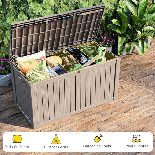 90 Gallon Deck Boxes Outdoor Waterproof