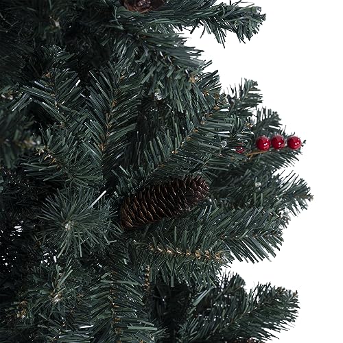 7.5ft Pencil Christmas Tree with Lights