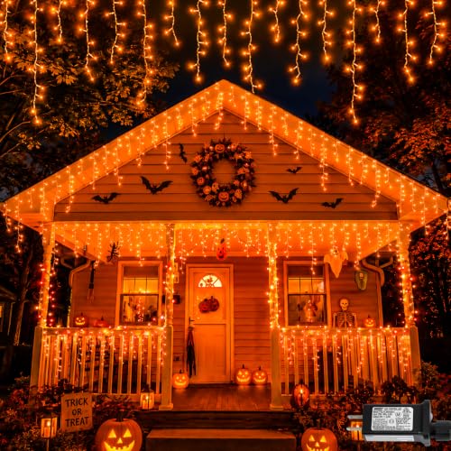 33ft 400 LED Orange Halloween Lights (33 Foot)