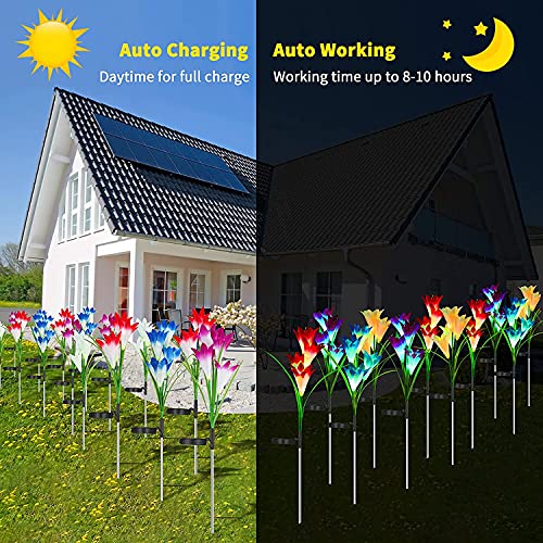 Solar Lights Outdoor Waterproof (4 Count)