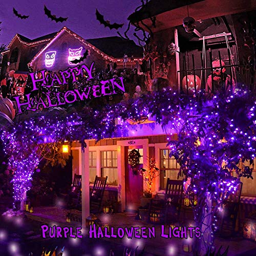 Purple Halloween Lights Connectable (125.14 Count)