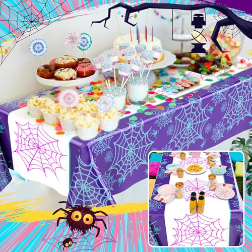 3 Pack Spider Tablecloth Birthday Party (3 Count)