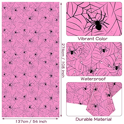 3 Pack Halloween Tablecloth Rectangular Table Halloween Party Decorations (3 Count)