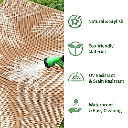 Outdoor Rug Waterproof Plastic Rugs for Patio