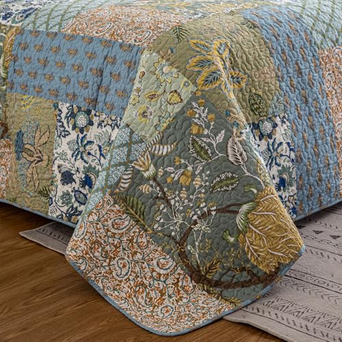 Oversized Queen Quilt Patchwork Bedspreads