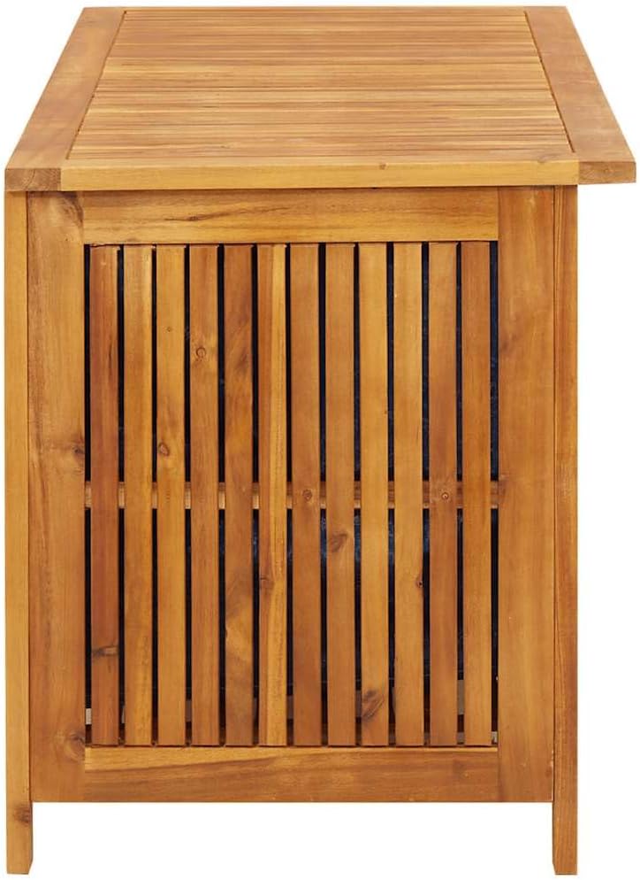 vidaXL Outdoor Storage Box - Wooden Deck Cabinet for Patio/Garden with Water-Resistant Lining, Farmhouse Style - HavenBliss Decor