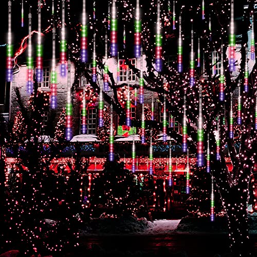 Christmas Lights Outdoor Tree Cascading Icicle Light UL Certified (8 Count)