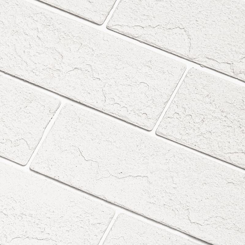100 Old Town White Faux Brick Wall Tiles