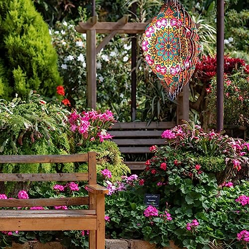 Wind Spinners Outdoor Mandala Lucky Star