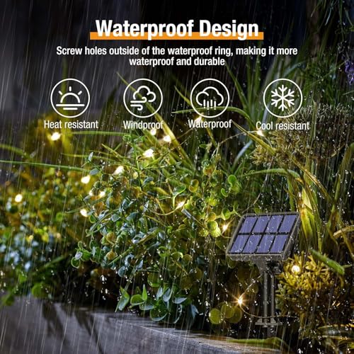 4 Pack Solar String Lights Outdoor (4 Count)