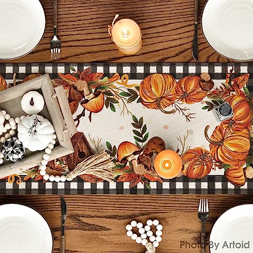 210 GSM Fall Table Runner Home Party Decor 13x120 Inch
