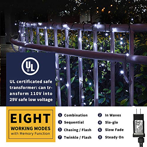 105ft 300 LED Christmas String Lights (105 Foot)