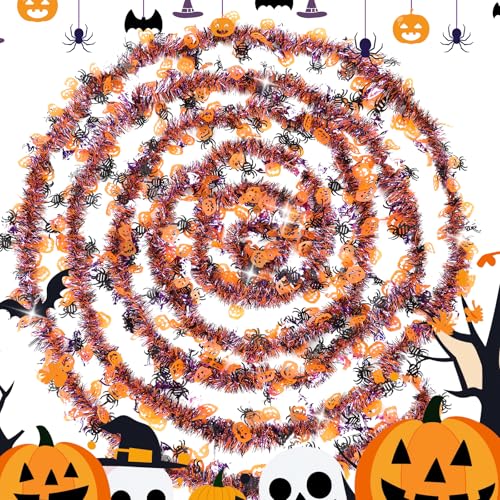 33 FT Halloween Tinsel Garland Decorations (33 Foot)