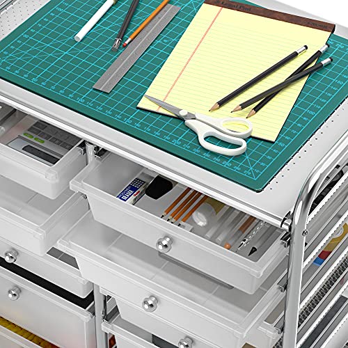 12 Drawers Rolling Utility Cart Organizer
