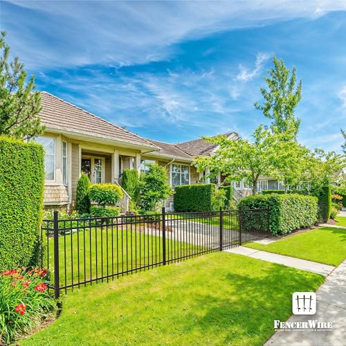 Pack of 5 Heavy Duty 8FT Outdoor Steel Fencing Border Post (5 Count)