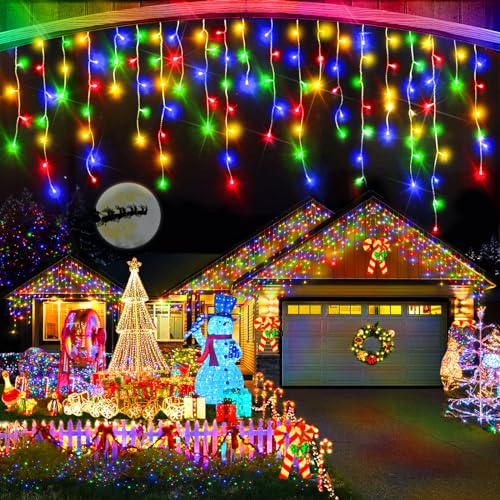 164FT Ice Lights Outdoor
