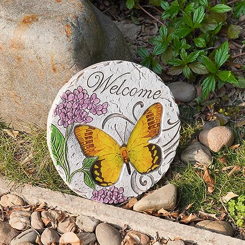 Garden Décor Stepping Stones Outdoor 10 * 10 * 0.75 Inch