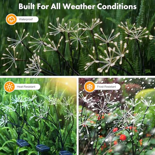 Solar Garden Lights Outdoor (6 Count)