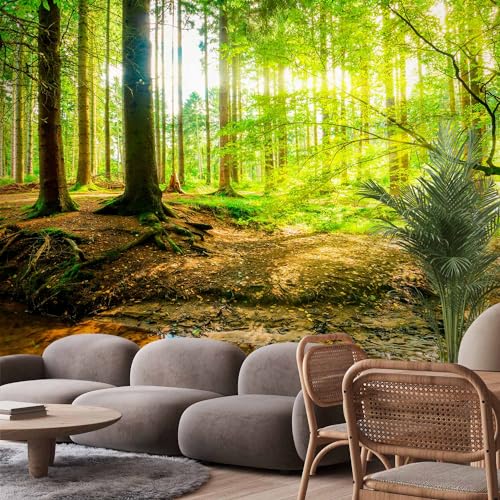Peel and Stick Wall Mural Peel and Stick Forest 212x98 Inch (11 Count)