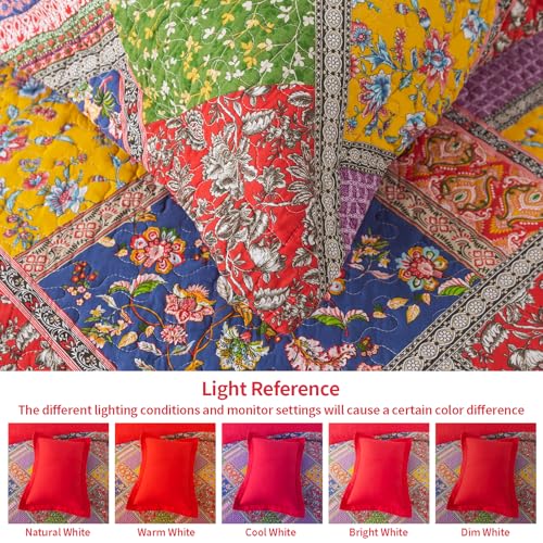 100% Cotton Face Quilt Queen Size Set