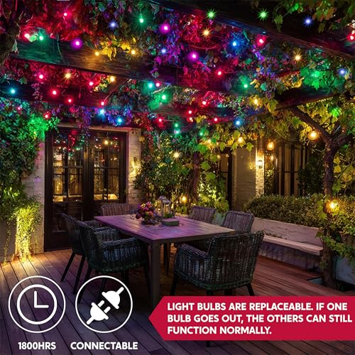 Multicolor Christmas String Lights (200 Count)