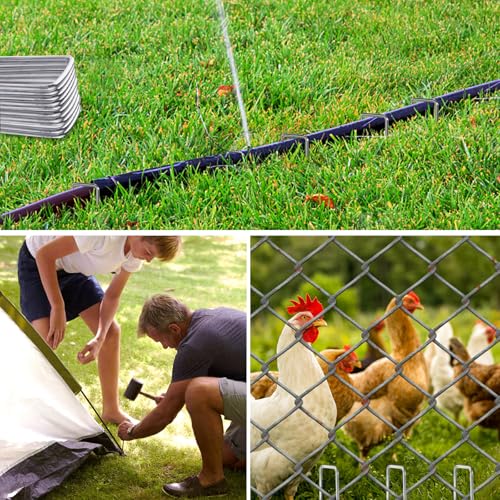 6 Inch Landscape Staples (125 Count)