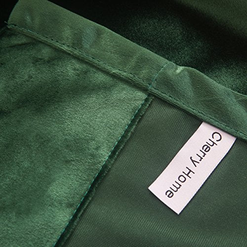 Super Soft Signature Velvet Curtains Set of 2 Smoky Dark (2 Count)
