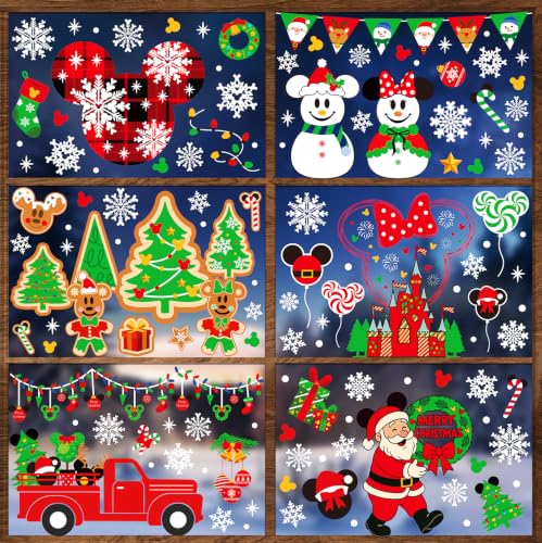Christmas Window Clings (9 Count)