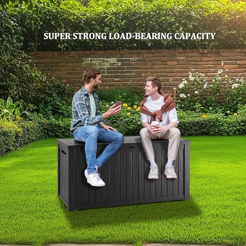 180 Gallon Outdoor Storage Box Waterproof