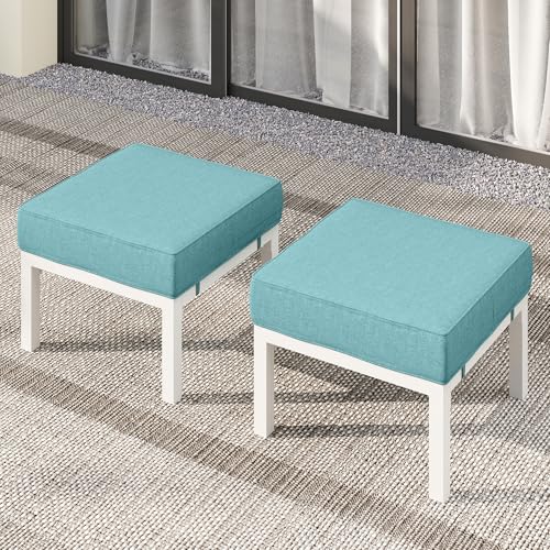 Outdoor Footstools Patio Ottoman Set of 2 (2 Count)