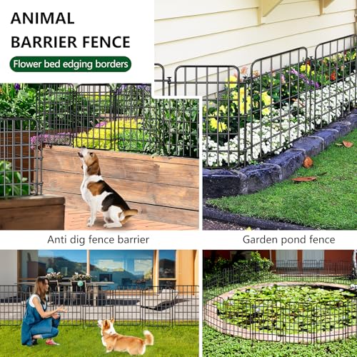 30ft x 17in Garden Fence Animal Barrier (6208 sq inches)
