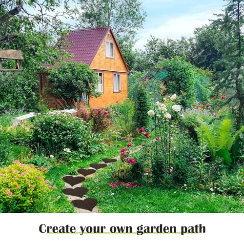 3 Pcs Heart Garden Stepping Stones 12 Inch (3 Count)