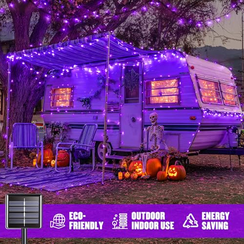 2 Pack Solar Halloween Lights (42.7 Foot)