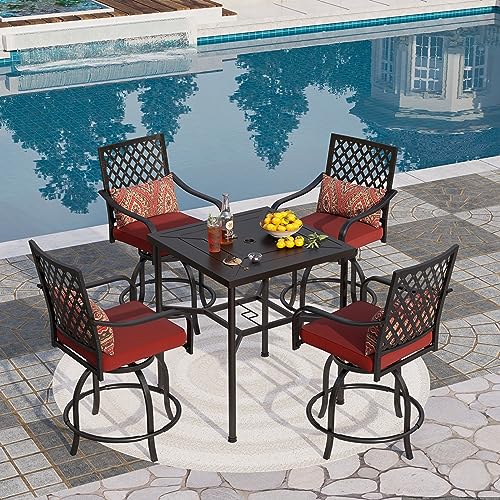 5 Piece Patio Dining Set Bar Height (5 Count)