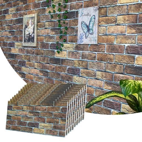 3D Wall Panels Faux Brick (53 Sq Ft)