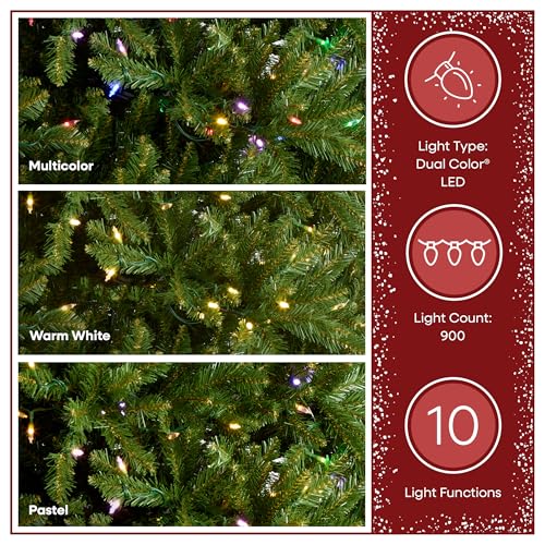 9ft Pre Lit Dunhill Fir Artificial Christmas Tree