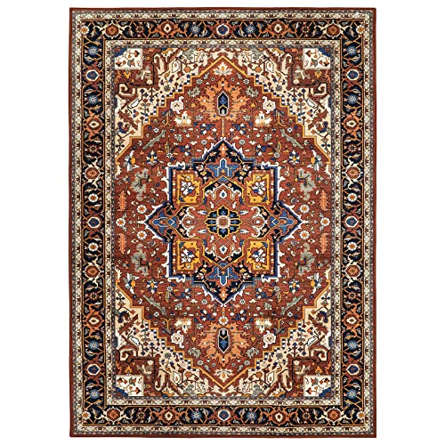 Ultra Thin Washable Oriental Area Rug