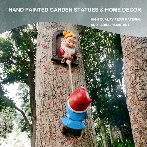 Climbing Gnomes Tree Faces Decor