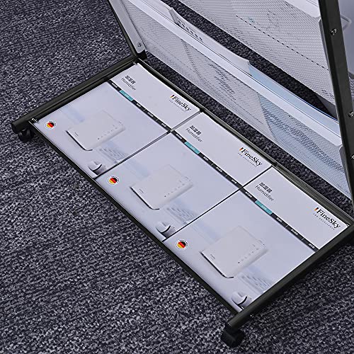 floor magazine rack brochure display stand for offices and public reception area