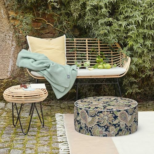 Inflatable Stool Ottoman Footrest with Handle
