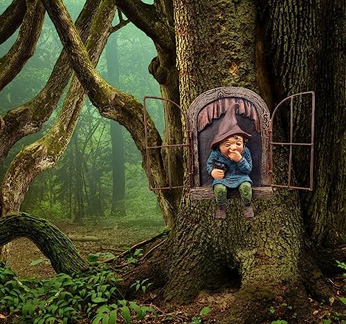 Whimsical Fairy Garden Gnome Statue