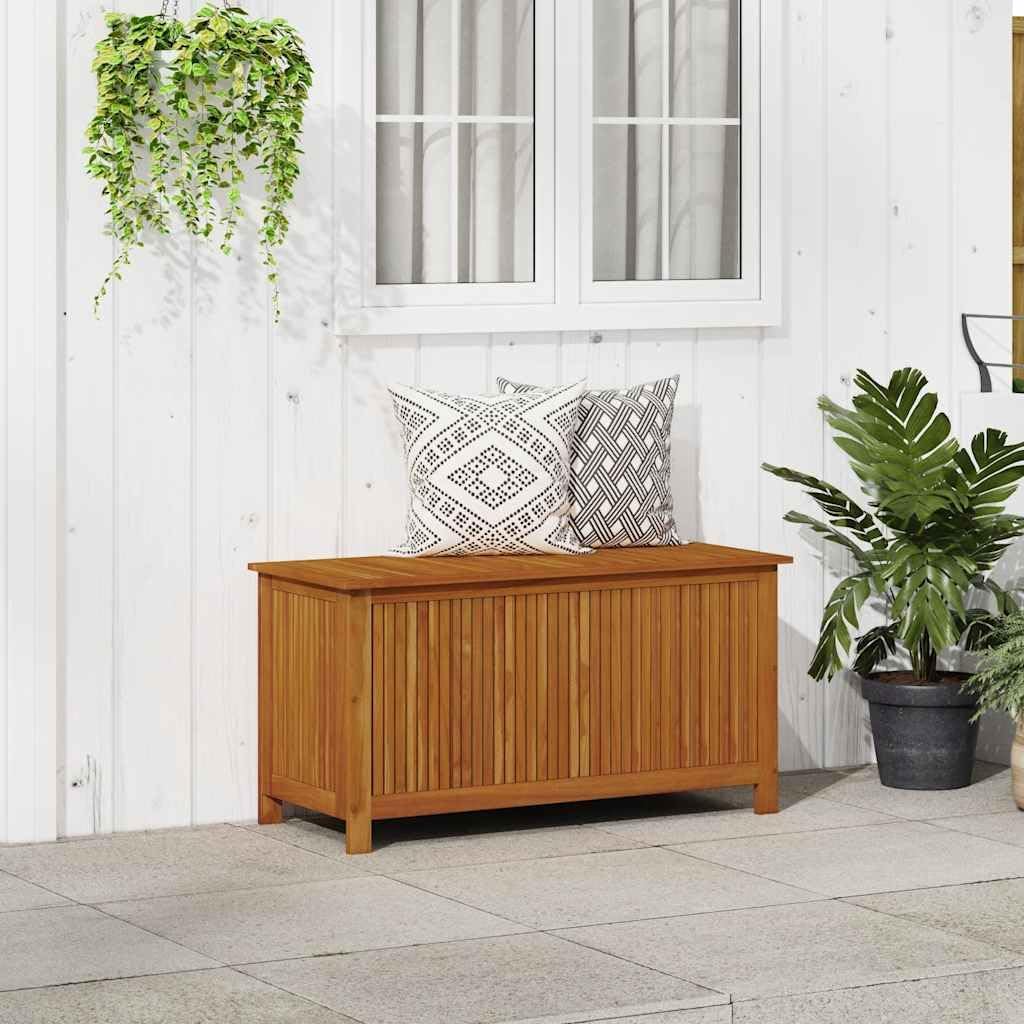 vidaXL Outdoor Storage Box - Wooden Deck Cabinet for Patio/Garden with Water-Resistant Lining, Farmhouse Style - HavenBliss Decor
