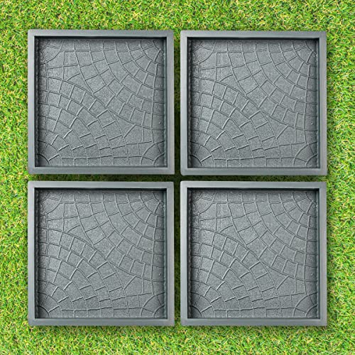 Plastic Molds Concrete Set Patio Paving Mold 4pcs