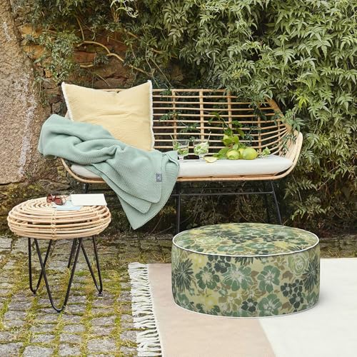 Inflatable Stool Ottoman Footrest with Handle
